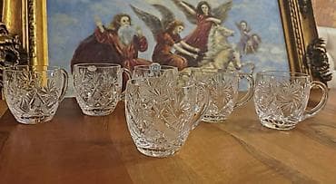 restoran qablari: Fincanlar, Şüşə, 6 ədədli dəst — 1