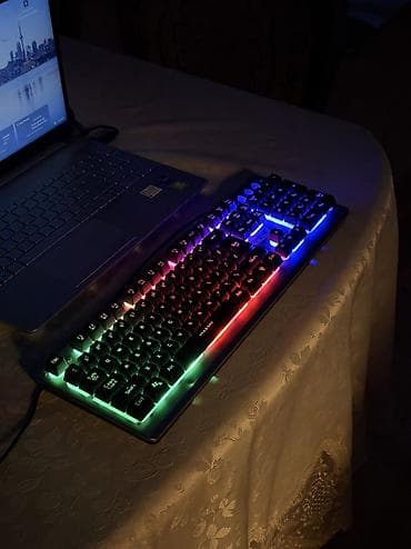 hp netbook mini: RUSH RGB Oyun Klaviatura Məhsulun xüsusiyyətləri: Brend: RUSH — 1