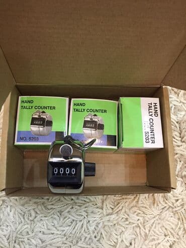 Digər idman və istirahət malları: Счётчик портативный ручной. Hand tally counter. В наборе 4 штуки Цена — 1