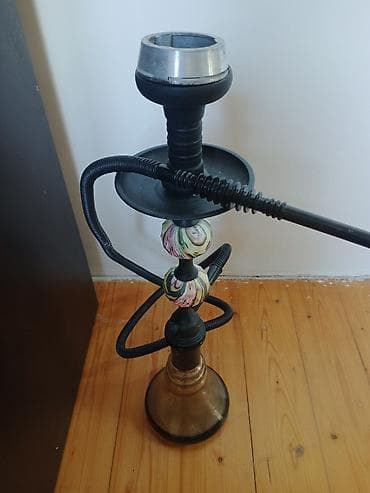 Nərgilə (şüşə kolba ilə) - Klassik tip nərgilə seti - Qalın şüşədən — 2