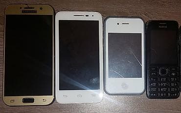 Satılır: müxtəlif markalı 5 ədəd mobil telefon dəsti Model və