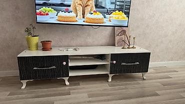 kitab refi: TV stendi / media konsol - Material: laminat/MDFlam səth, asan — 1