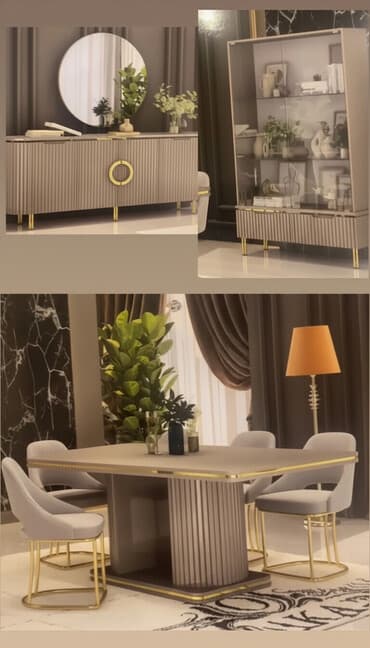 Yemək otağı dəsti müasir dizaynı ilə seçilir.İstifadə olunmayıb.Sadəcə lalafo.az -da Yemək otağı dəsti müasir dizaynı ilə seçilir.İstifadə olunmayıb.Sadəcə