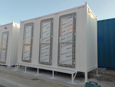 ремонт кожаные: 3 Kabinli Tualet Konteyneri,Metalkonstruksiya istenilen sayda — 2