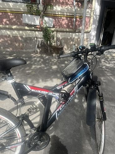 roker velosiped: Dağ tipli/şəhər üçün uyğun velosiped - Rəng: qara, qırmızı-ağ — 3