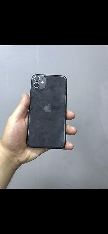 IPhone 11, 64 GB, Qara, Zəmanət, Face ID