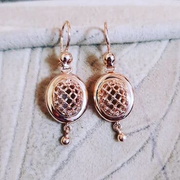 qaş sabitləyici: Sırğa, Sarı qızıl, 583 Əyar, 685 g — 4