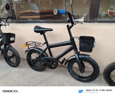 Boşqablar: Uşaqlar üçün velosipedlər - Rəng: tam qara - Ölçülər: müxtəlif uşaq — 3