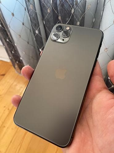 iphone 7 irsad electronics: IPhone 11 Pro Max, 256 GB, Space Gray, Zəmanət, Simsiz şarj, Face ID — 2