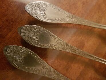 dəm qaşığı: Çay qaşığı. Təzə. Nerj. 6 ədəd. Rusiya istehsalı. Qiyməti - 20 manat — 5