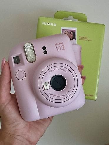 Fujifilm Instax Mini 12 instant fotoaparat – pastel çəhrayı rəng