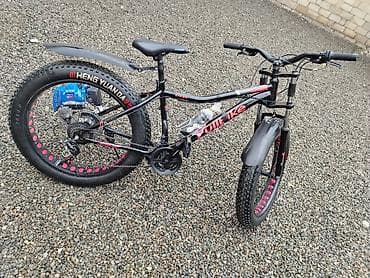 velasped: Benzin mühərrikli fatbike velosiped - Çərçivə: polad/alüminium — 1