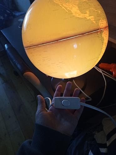 agdere qlobus: Masaüstü işıqlı qlobus uşaqlar üçün eyni vəziyyətdə böyüklər üçün — 3