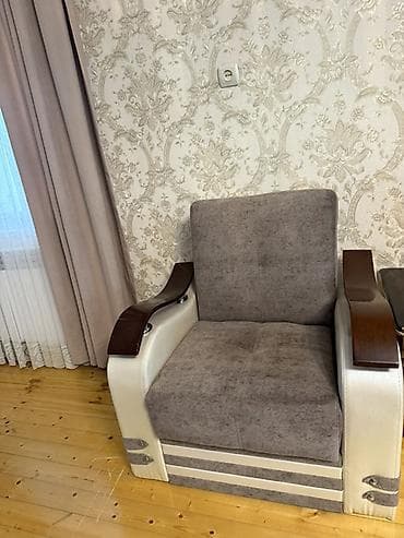 углавой диван бу: 2 кресла, Нераскладной — 2