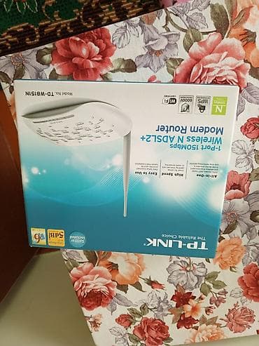 simsiz internet: - Brend: TP-Link - Model: TD-W8151N - Funksiyalar: ADSL2/ADSL2+ modemi — 1