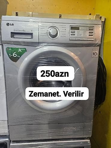 general max kondisioner: Paltaryuyan maşın LG, 6 kq, Avtomat, Qurutmasız, Kredit yoxdur — 1