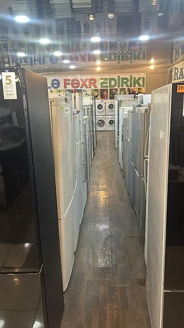 Məişət texnikası mağazasında geniş seçim: soyuducular və paltaryuyan
