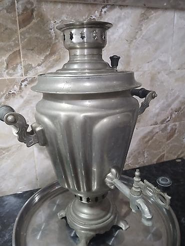 Metal qədimi Tula samovar