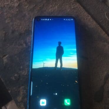 экран телефона флай: Tecno Spark, цвет - Голубой, Отпечаток пальца — 2