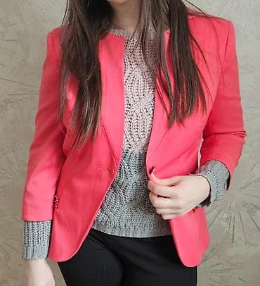 la parretta white: Qadın blazer ceket – əhvalı yüksəldən canlı çəhrayı rəng - Kəsim — 2