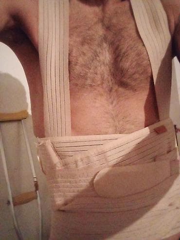 bel: Ortopedik bel və qarın üçün elastik korset - Model: elastik bel-qarın — 1
