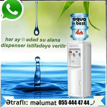Dispenser suların çatdırılması 19L💧Şəhər içi evlərə və iş yerlərinə