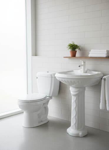 unitac qiymeti: Hamam/sanitar qovşağı üçün keramika dəsti - Komplekt: ayaqüstü — 1