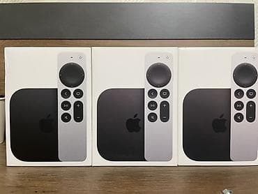 ТВ и видео: Apple TV 4K (yeni nəsil) 128gb yaddaş 4k ethernet -Wifi yeni bağlı — 1