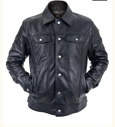 crop geyim: Kurtka, Dəri, Payız, XL — 4