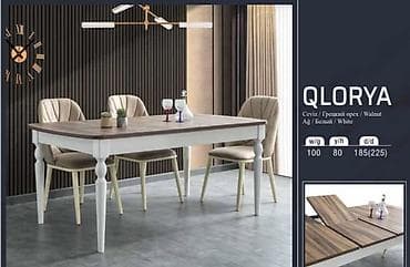QLORYA yemək masası Fabrik istehsalı mebellərin topdan qiymətlə