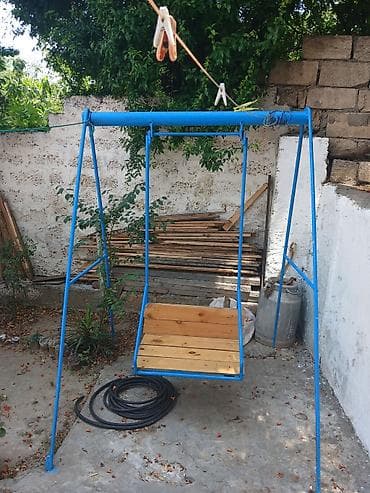 islenmis mebiler: İşlənmiş, Oturacaq-yelləncək, Zontiksiz, Metal — 3
