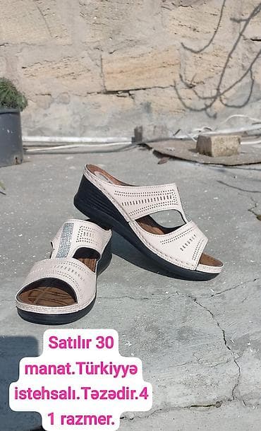 Qadın sandaleti – Enova • Ölçü: 41 • Mənşə: Türkiyə istehsalı •