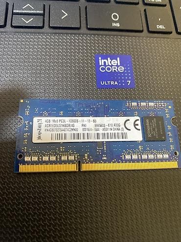 Оперативная память (RAM) для ПК Kingston, 4 ГБ, 1600 МГц, DDR3, Для ноутбука, Новый at lalafo.az Оперативная память (RAM) для ПК Kingston, 4 ГБ, 1600 МГц, DDR3, Для ноутбука, Новый