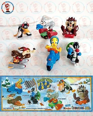 toy sacları: Məhsul: Kinder Surprise – Looney Tunes “Pistə Gəldi” fiqurları dəsti — 1