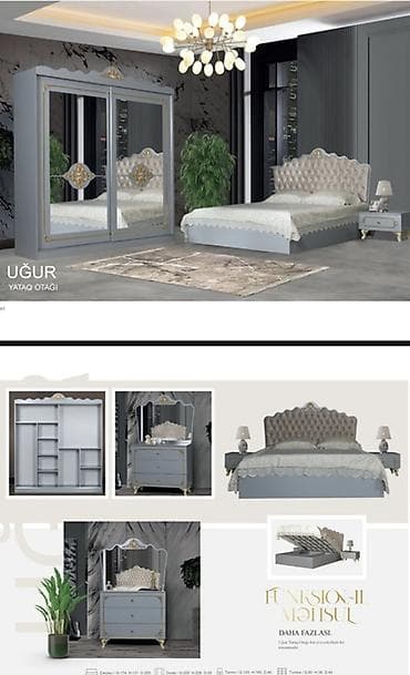 İkinəfərlik çarpayı, Dolab, Termo, Tumba, Yeni