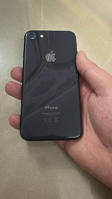 kredit telefonlar ayfon: IPhone 8, 64 GB, Qara, Barmaq izi — 5