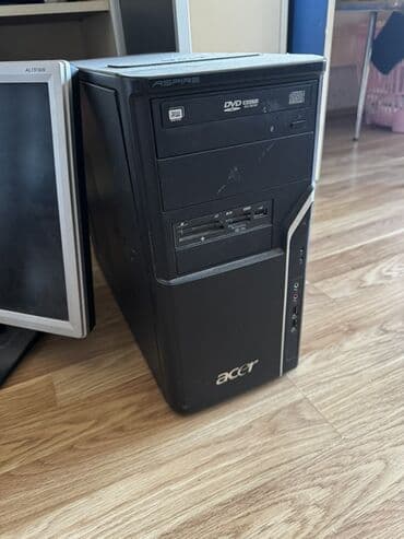 ikinci el monitor: Komplektde: Maus Klaviatura Monitor Processor: intel pentium e2140 — 2