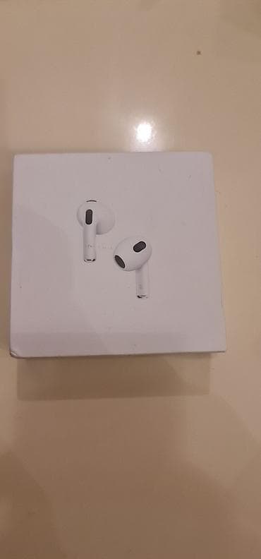 Микрофоны: Беспроводные (Bluetooth) Наушники, Apple, цвет - Белый — 1