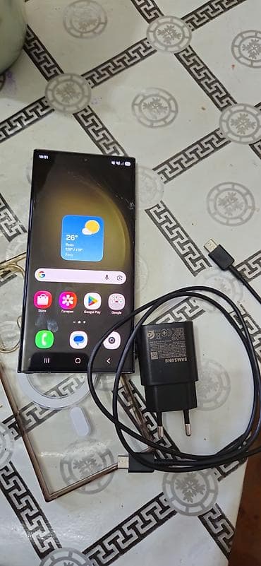 iphone 14 plata: Samsung Galaxy S23 Ultra, rəng - Yaşıl, Sensor — 1