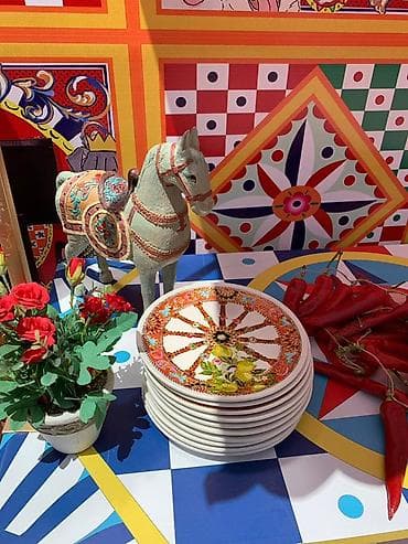 Boşqablar, Keramika