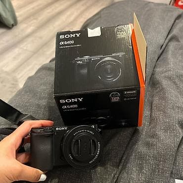 Sony Alpha a6400 (ILCE-6400) mirrorless fotoaparat 16-50mm - E-mount lalafo.az -da Sony Alpha a6400 (ILCE-6400) mirrorless fotoaparat 16-50mm - E-mount