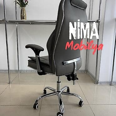 Ofis oturacaqları: Yeni, Təkərli, Dəri — 4