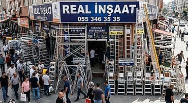 ucuz ikinci el: OSMANLI alüminium nərdivanlar - Material: yüngül və möhkəm alüminium — 2