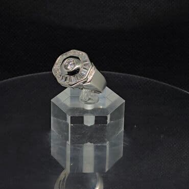 tek qaş üzüklər: Üzük, Ağ qızıl, Brilyant — 3