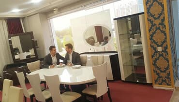 стулья качалки: Для гостиной, Новый, Нераскладной, Овальный стол, 8 стульев — 1