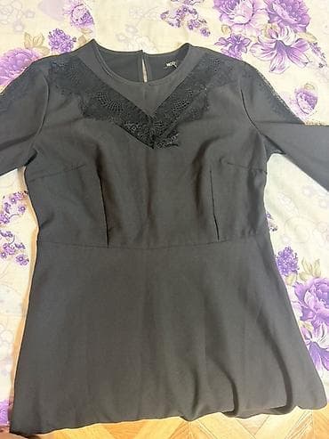 beli: Qara şifon don 40-42 - Rəng: klassik qara - Dizayn: sinə hissəsində — 3
