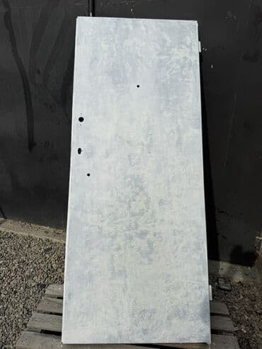 qapi gence: Dəmir qapı - Material: Dəmir seyif qapı - Rəng: açıq boz - Ölçü — 1