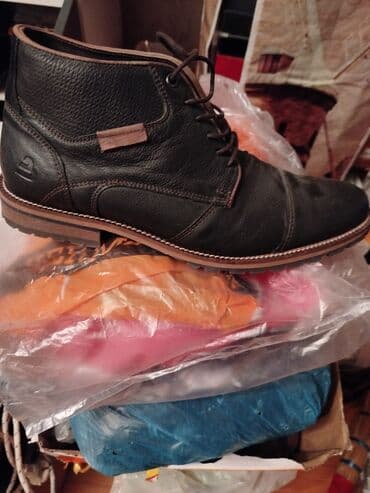 Ayaqqabılar: Kişi ayaqqabısı – dəri bot - Material: təbii dəri üstlük, dənəli — 2