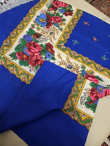 Şal – 100% yun, Yaponiya istehsalı - Material: 100% wool (etiketdə