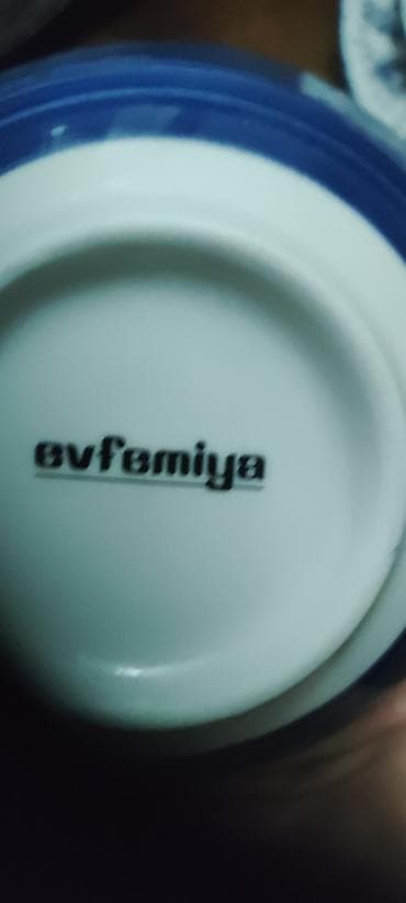 1 kq banka: Nahar dəsti, rəng - Mavi, Keramika — 3